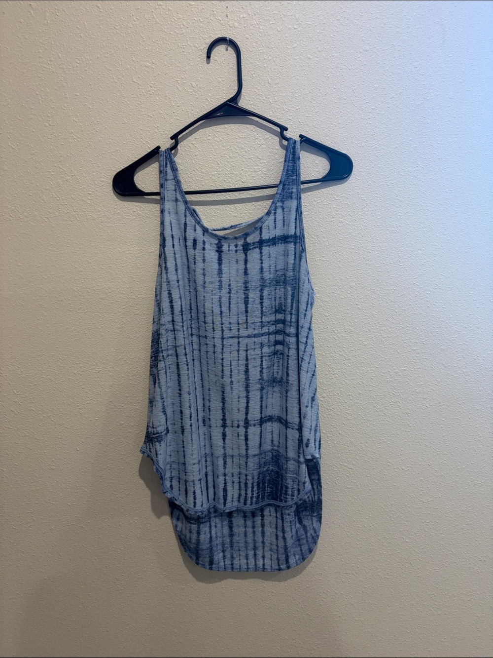 Sonoma Blue Tie-Dye Scoop Neck Tank